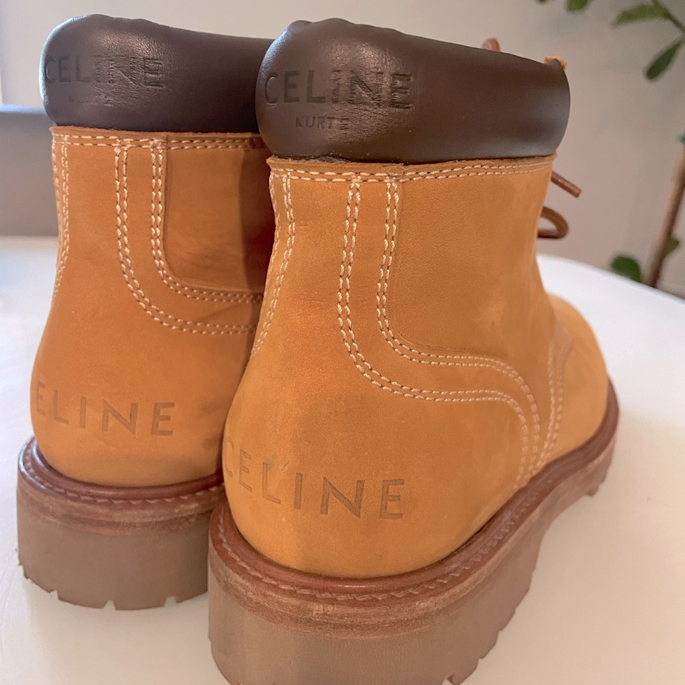 Celine timberland boots NEW